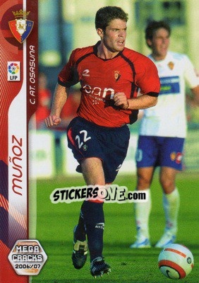 Figurina Munoz - Liga 2006-2007. Megacracks - Panini