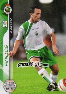 Sticker Pinillos - Liga 2006-2007. Megacracks - Panini