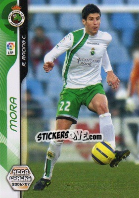 Sticker Mora - Liga 2006-2007. Megacracks - Panini