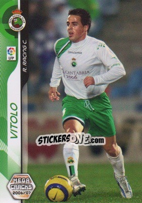 Figurina Vitolo - Liga 2006-2007. Megacracks - Panini
