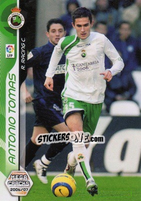 Cromo Antonio Tomas - Liga 2006-2007. Megacracks - Panini