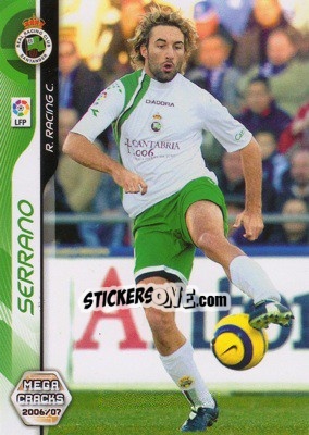 Cromo Serrano - Liga 2006-2007. Megacracks - Panini