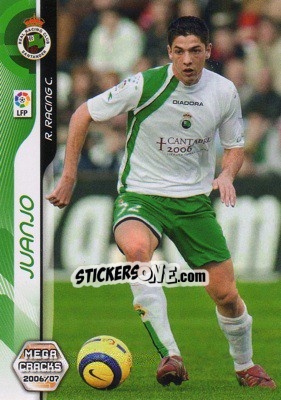 Cromo Juanjo - Liga 2006-2007. Megacracks - Panini