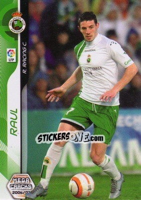 Sticker Raul - Liga 2006-2007. Megacracks - Panini