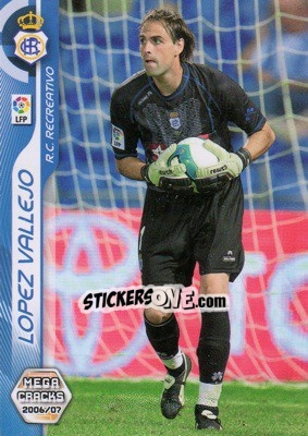 Cromo Lopez Vallejo - Liga 2006-2007. Megacracks - Panini