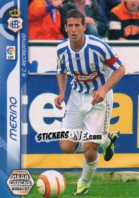 Sticker Merino - Liga 2006-2007. Megacracks n. 255 - Panini