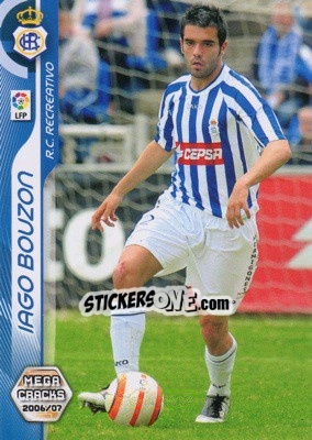 Cromo Iago Bouzon - Liga 2006-2007. Megacracks - Panini
