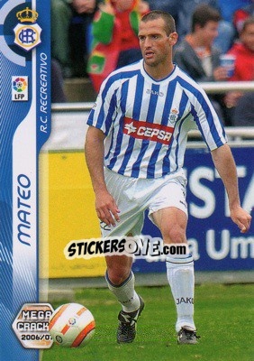 Sticker Mateo - Liga 2006-2007. Megacracks - Panini