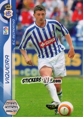 Figurina Viqueira - Liga 2006-2007. Megacracks n. 260 - Panini
