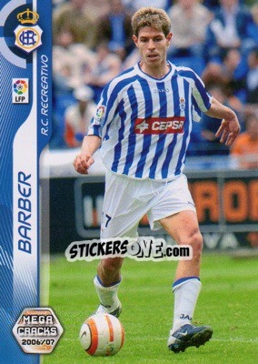 Sticker Barber - Liga 2006-2007. Megacracks - Panini