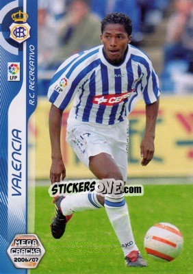 Sticker Antonio Valencia - Liga 2006-2007. Megacracks n. 262 - Panini