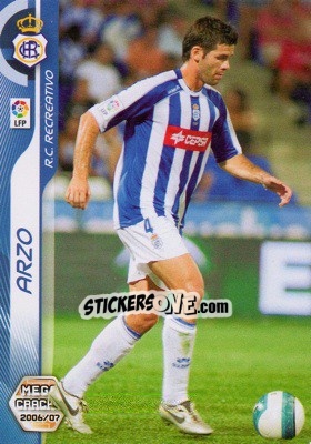 Cromo Arzo - Liga 2006-2007. Megacracks - Panini