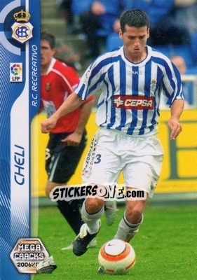 Sticker Cheli - Liga 2006-2007. Megacracks - Panini