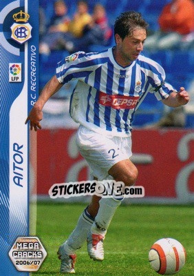 Figurina Aitor - Liga 2006-2007. Megacracks - Panini