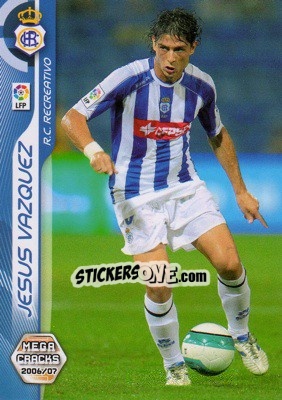 Cromo Jesus Vazquez - Liga 2006-2007. Megacracks n. 266 - Panini