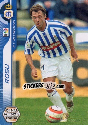 Cromo Rosu - Liga 2006-2007. Megacracks - Panini