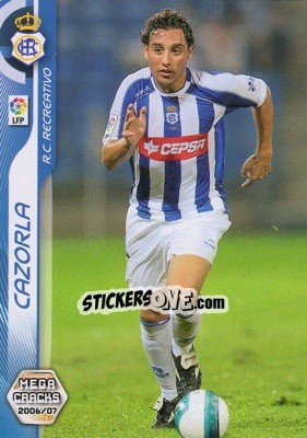 Sticker Cazorla - Liga 2006-2007. Megacracks n. 268 - Panini