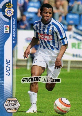 Sticker Uche - Liga 2006-2007. Megacracks - Panini