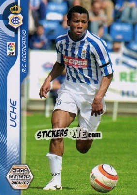 Figurina Uche - Liga 2006-2007. Megacracks - Panini