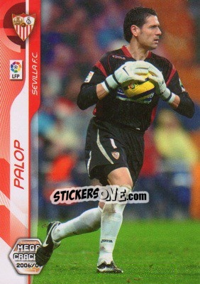 Sticker Palop - Liga 2006-2007. Megacracks - Panini