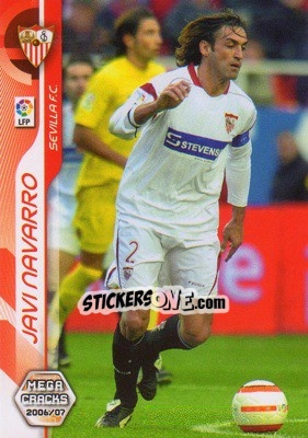 Sticker Javi Navarro - Liga 2006-2007. Megacracks n. 274 - Panini