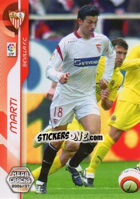 Sticker Marti - Liga 2006-2007. Megacracks - Panini