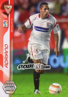 Sticker Adriano Correia - Liga 2006-2007. Megacracks n. 283 - Panini