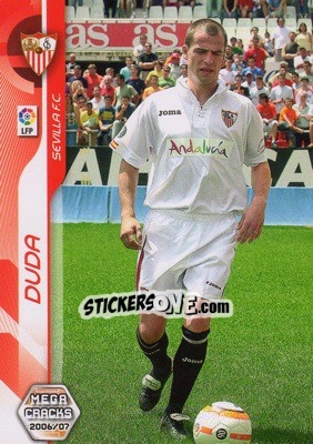 Sticker Duda - Liga 2006-2007. Megacracks - Panini