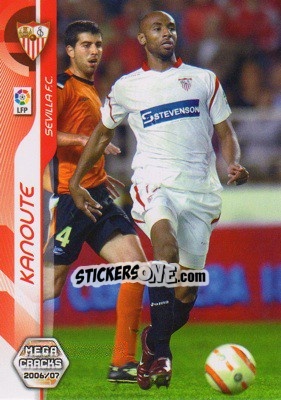 Cromo Kanoute - Liga 2006-2007. Megacracks - Panini