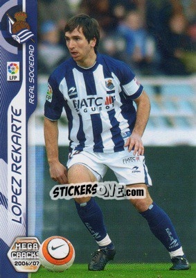 Sticker Lopez Rekarte - Liga 2006-2007. Megacracks - Panini