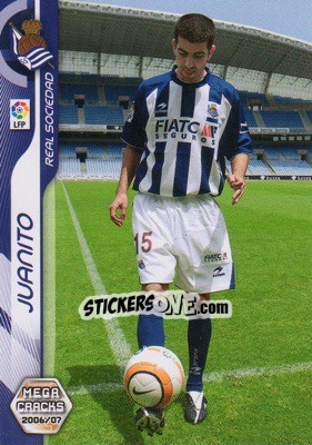 Cromo Juanito - Liga 2006-2007. Megacracks - Panini