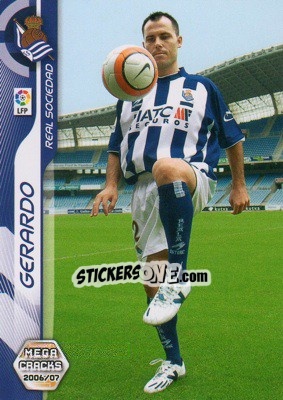 Sticker Gerardo - Liga 2006-2007. Megacracks - Panini