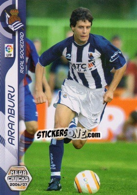 Cromo Aranburu - Liga 2006-2007. Megacracks n. 299 - Panini