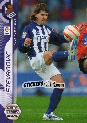 Sticker Stevanovic - Liga 2006-2007. Megacracks - Panini
