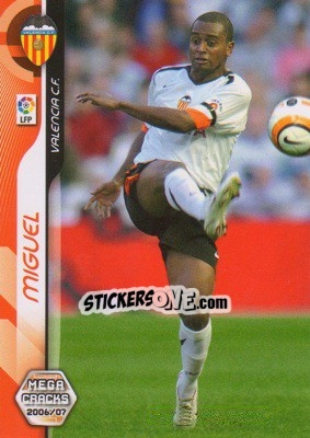 Cromo Miguel - Liga 2006-2007. Megacracks - Panini