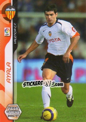 Sticker Ayala - Liga 2006-2007. Megacracks - Panini