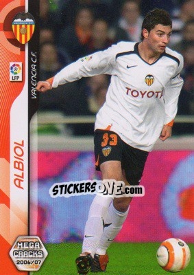 Sticker Albiol - Liga 2006-2007. Megacracks n. 312 - Panini