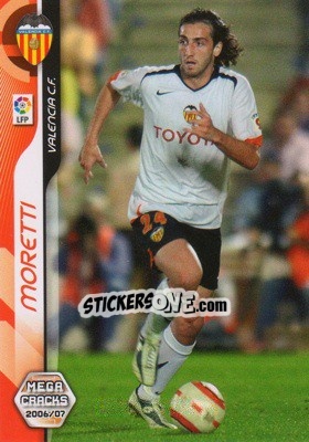 Sticker Moretti - Liga 2006-2007. Megacracks - Panini