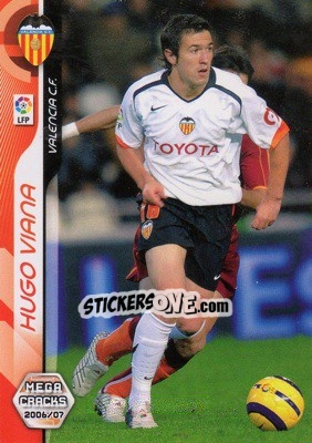 Cromo Hugo Viana - Liga 2006-2007. Megacracks - Panini