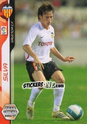 Sticker David Silva - Liga 2006-2007. Megacracks - Panini