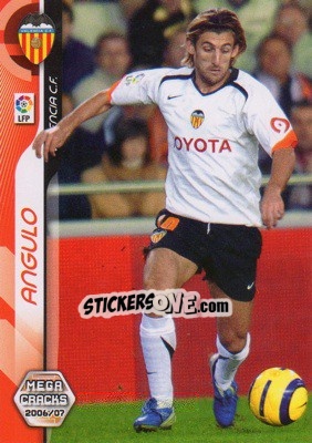 Cromo Angulo - Liga 2006-2007. Megacracks - Panini