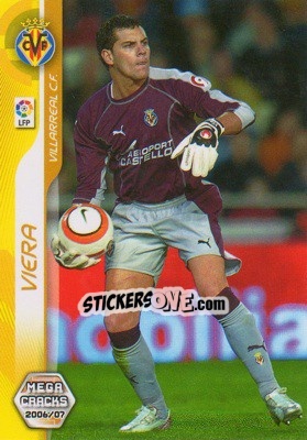 Sticker Viera - Liga 2006-2007. Megacracks - Panini