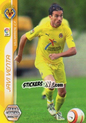 Cromo Javi Venta - Liga 2006-2007. Megacracks - Panini