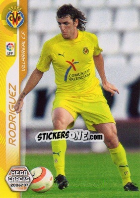 Cromo Gonzalo Rodriguez - Liga 2006-2007. Megacracks - Panini