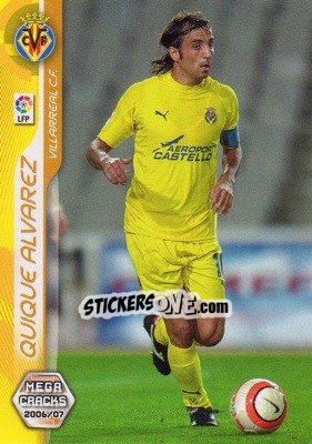 Sticker Quique Alvarez - Liga 2006-2007. Megacracks - Panini