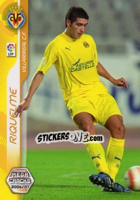 Sticker Riquelme - Liga 2006-2007. Megacracks n. 338 - Panini