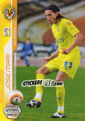Sticker Jose Mari - Liga 2006-2007. Megacracks n. 340 - Panini
