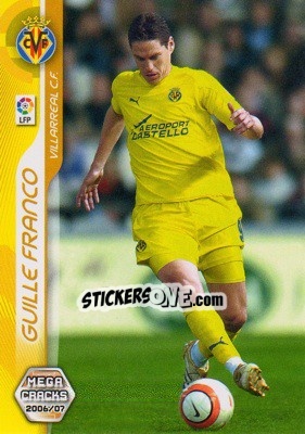 Sticker Guille Franco - Liga 2006-2007. Megacracks - Panini