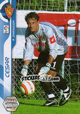 Figurina Cesar Sanchez - Liga 2006-2007. Megacracks - Panini