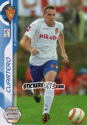 Figurina Cuartero - Liga 2006-2007. Megacracks n. 346 - Panini
